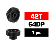 HSS STEEL 64DP PINION GEAR 42T W/3.17mm BORE - ULTIMATE - UR4316-42