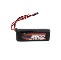 ULTIMATE 7.4v. 2500mAh LiPo FLAT RECEIVER BATTERY PACK JR - UR4451 - 