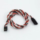FUTABA SERVO EXTENSION TWIST (60cm) - UR46133 - ULTIMATE