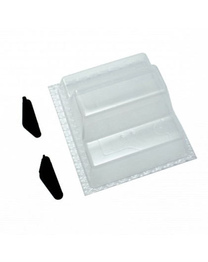 Ailerons lexan triangle supérieur AV XB8 (2) - ULTIMATE - UR6222