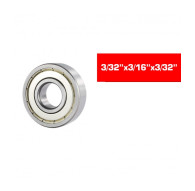 "3/32""x3/16""x3/32"" ""HS"" METAL SHIELDED BEARING SET (2pcs) - UR78