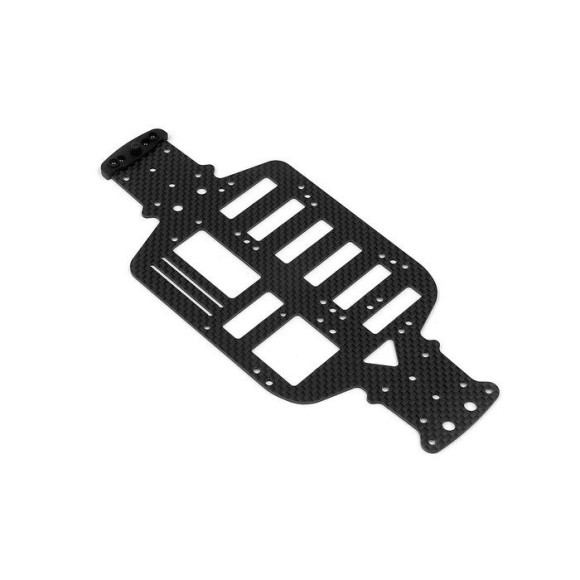 MICRO 6-CELL GRAPHITE CHASSIS - CNC MACHINED - 381116 - XRAY