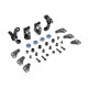 ALU STEERING BLOCKS & 7° C-HUBS - LIGHTWEIGHT - SET - XRAY - 360901