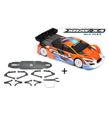 Xray X4'25 Alu + Kit de conversion Carbone - 300041-C - Xray