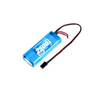 LRP LiPo 2500 RX-Pack 2/3A Straight 7.4V Futaba 10PX - LRP - 430351