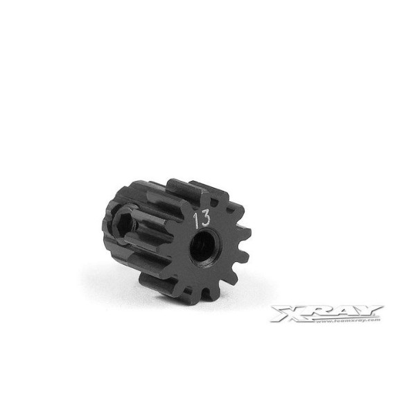 STEEL PINION GEAR 13T / 48 - 385613 - XRAY