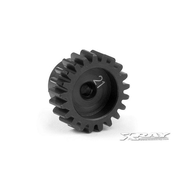 STEEL PINION GEAR 21T / 48 - 385621 - XRAY