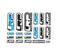LRP Logo Decal Sheet 3 Size A4 - LRP - 62421
