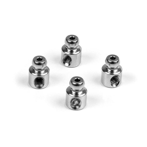 M18T NICKEL COATED PIVOT BALL 4.2 MM TYPE E (4) - 387543 - XRAY
