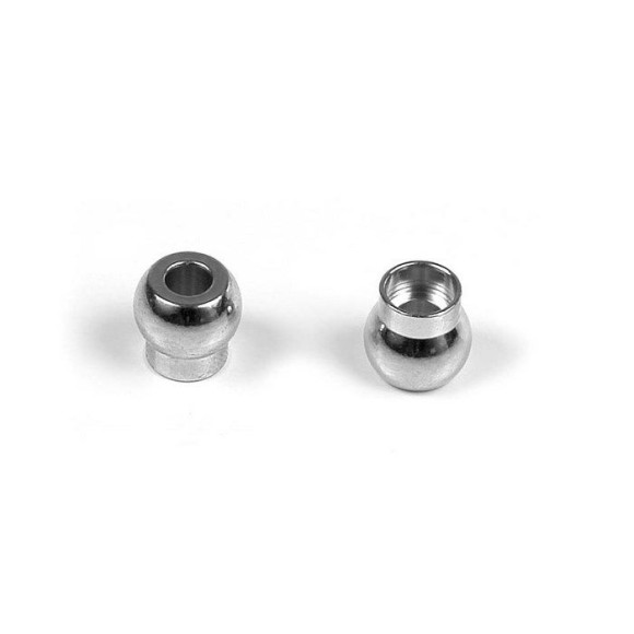 M18T NICKEL COATED PIVOT BALL 6.3 MM TYPE D (2) - 387565 - XRAY