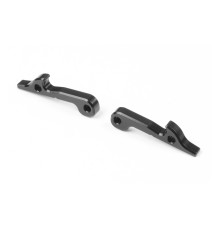 ALU REAR WHEEL LOCK - SWISS 7075 T6 - BLACK (2) - XRAY - 345360-K