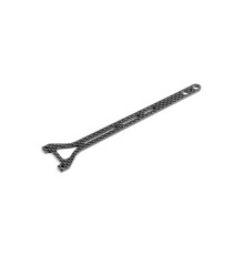 X4F'25 GRAPHITE UPPER DECK - SPLIT REAR - 2.0MM - XRAY - 301084