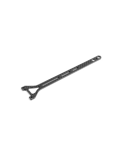 X4F'25 Platine supérieure carbone arrière 2.0mm - XRAY - 301084