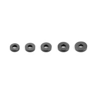 SET OF ALU STEERING LOCK SHIMS (3x7/7.5/8/8.5x2MM) - XRAY - 302530