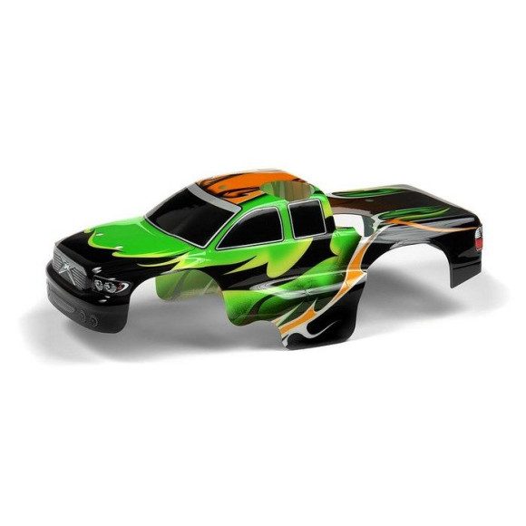BODY 1/18 NITRO MT - PAINTED & TRIMMED - DRAGONFIRE - GREEN - 389766 