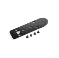 GRAPHITE CHASSIS INSERT FRONT - 341186 - XRAY