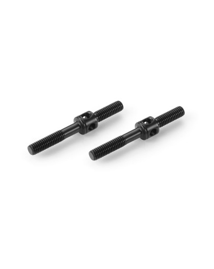 ADJ. TURNBUCKLE L/R 28 MM - HUDY SPRING STEEL™ (2) - 342631 - XRAY