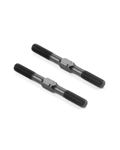 ADJ. TURNBUCKLE M5 L/R 50 MM - SPRING STEEL (2) - 352634 - XRAY