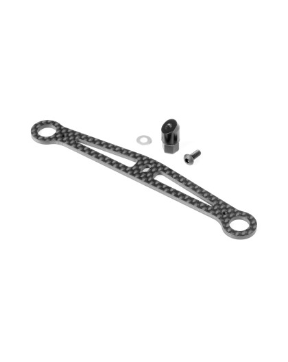 X12 Triangle inférieur avant carbone +1mm - XRAY - 372141