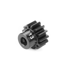 HUDY PINION GEAR - HARD STEEL - 13T (MODULE 1) - HUDY - 294313