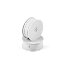 1/10 OFF-ROAD WHEEL - 2WD – FRONT – WHITE (2) - HUDY - 803210