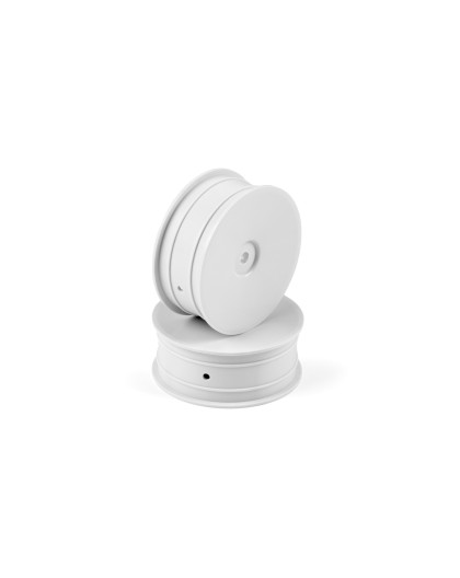 Jantes TT 1/10 avant 2WD - Blanc (2) - HUDY - 803210