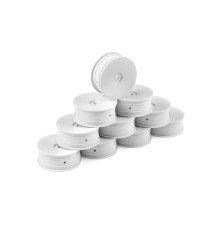 1/10 OFF-ROAD WHEEL - 2WD – FRONT – WHITE (10) - HUDY - 803211