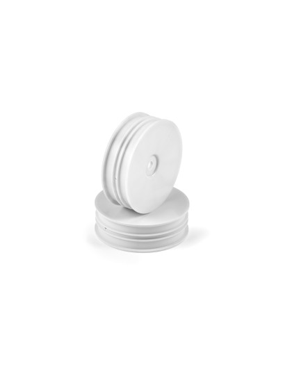 Jantes TT 1/10 avant étroite 2WD - Blanc (2) - HUDY - 803220