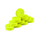 Jantes TT 1/10 avant étroite 2WD - Jaune (10) - HUDY - 803221-Y