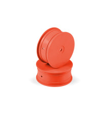 1/10 OFF-ROAD WHEEL - 4WD – FRONT – ORANGE (2) - HUDY - 803230-O