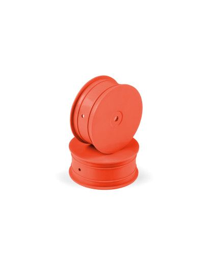 1/10 OFF-ROAD WHEEL - 4WD – FRONT – ORANGE (2) - HUDY - 803230-O