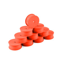 1/10 OFF-ROAD WHEEL - 4WD – FRONT – ORANGE (10) - HUDY - 803231-O