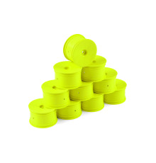 1/10 OFF-ROAD WHEEL - 2WD/4WD – REAR – YELLOW (10) - HUDY - 803241-Y