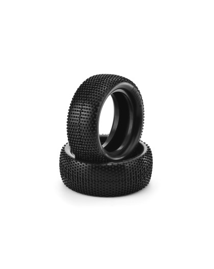 1/10 OFF-ROAD TIRE 4WD FRONT DIRT - 301 - SOFT (2) - HUDY - 814301D-S