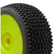 ROAD RUNNER BUGGY P1 (SUPERSOFT) PRE-MOUNTED YELLOW (2pcs.) - PCY1006