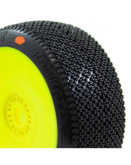 KAMIKAZE v2 BUGGY C3 (MEDIUM) PRE-MOUNTED YELLOW (2pcs.)