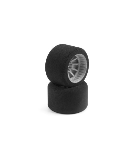 Pneus mousses 1/10 Formule 1 Avant (2) - HUDY - 803073