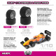 Pneus mousses 1/10 Formule 1 Avant (2) - HUDY - 803073
