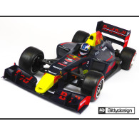 F1 Type-6R 1/10 clear body Light - BITTYDESIGN - BDF1-T6R