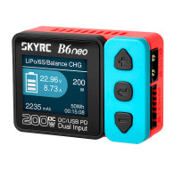 B6NEO DC INPUT 10-28V RED/BLUE CHARGER - SKYRC - SK100198