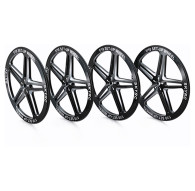 SET-UP WHEEL FOR 1/10 (BLACK) - SKYRC - SK600069-06