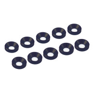 3 mm. ALU. WASHER BLACK (10 pcs) - UR1501-N - ULTIMATE