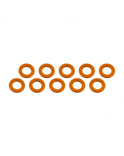 Rondelles 3x6x0.5mm - Orange (10pcs) - ULTIMATE - UR1504-G Rondelles 3x6x0.5mm - Orange (10pcs) - ULTIMATE - UR1504-G