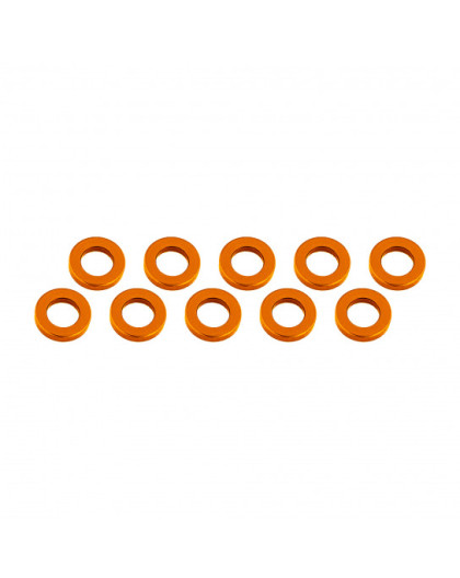 Rondelles 3x6x1mm - Orange (10pcs) - ULTIMATE - UR1505-G Rondelles 3x6x1mm - Orange (10pcs) - ULTIMATE - UR1505-G