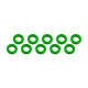 Rondelles 3x6x1mm - Vert (10pcs) - ULTIMATE - UR1505-GR