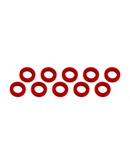 ALUMINUM SHIM (3x6x1mm) RED (10pcs) - UR1505-R - ULTIMATE ALUMINUM SHIM (3x6x1mm) RED (10pcs) - UR1505-R - ULTIMATE