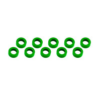 ALUMINUM SHIM (3x6x2mm) GREEN (10pcs) - UR1506-GR - ULTIMATE