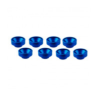 M3 ALUMINUM SERVO WASHER BLUE (8 pcs) - UR1507-A - ULTIMATE