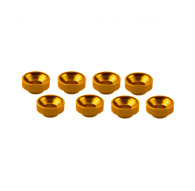 M3 ALUMINUM SERVO WASHER ORANGE (8 pcs) - UR1507-G - ULTIMATE