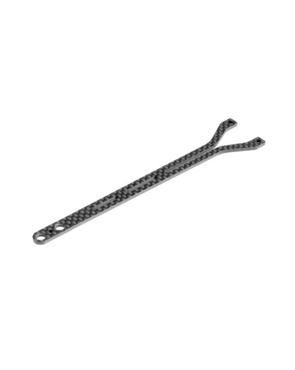 X4F CARBON UPPER DECK - SPLIT REAR - OPEN - 2.0MM - XRAY - 301086